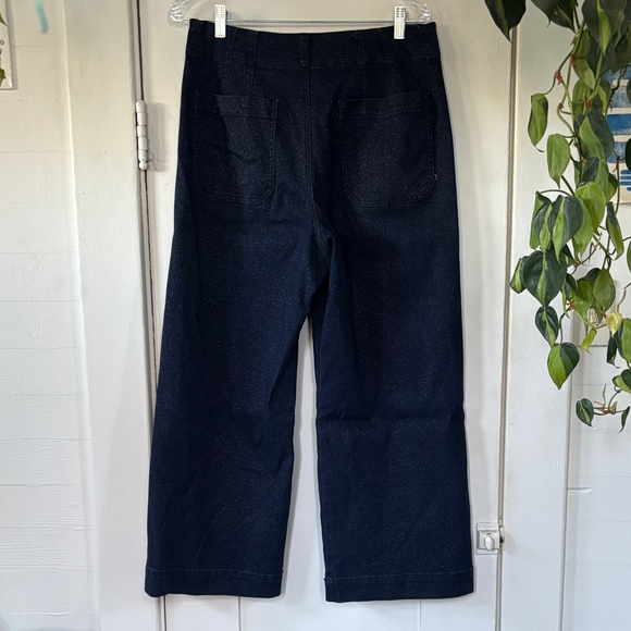 Maeve Colette Dark Blue Sparkle Jeans 30 - Picture 3 of 4